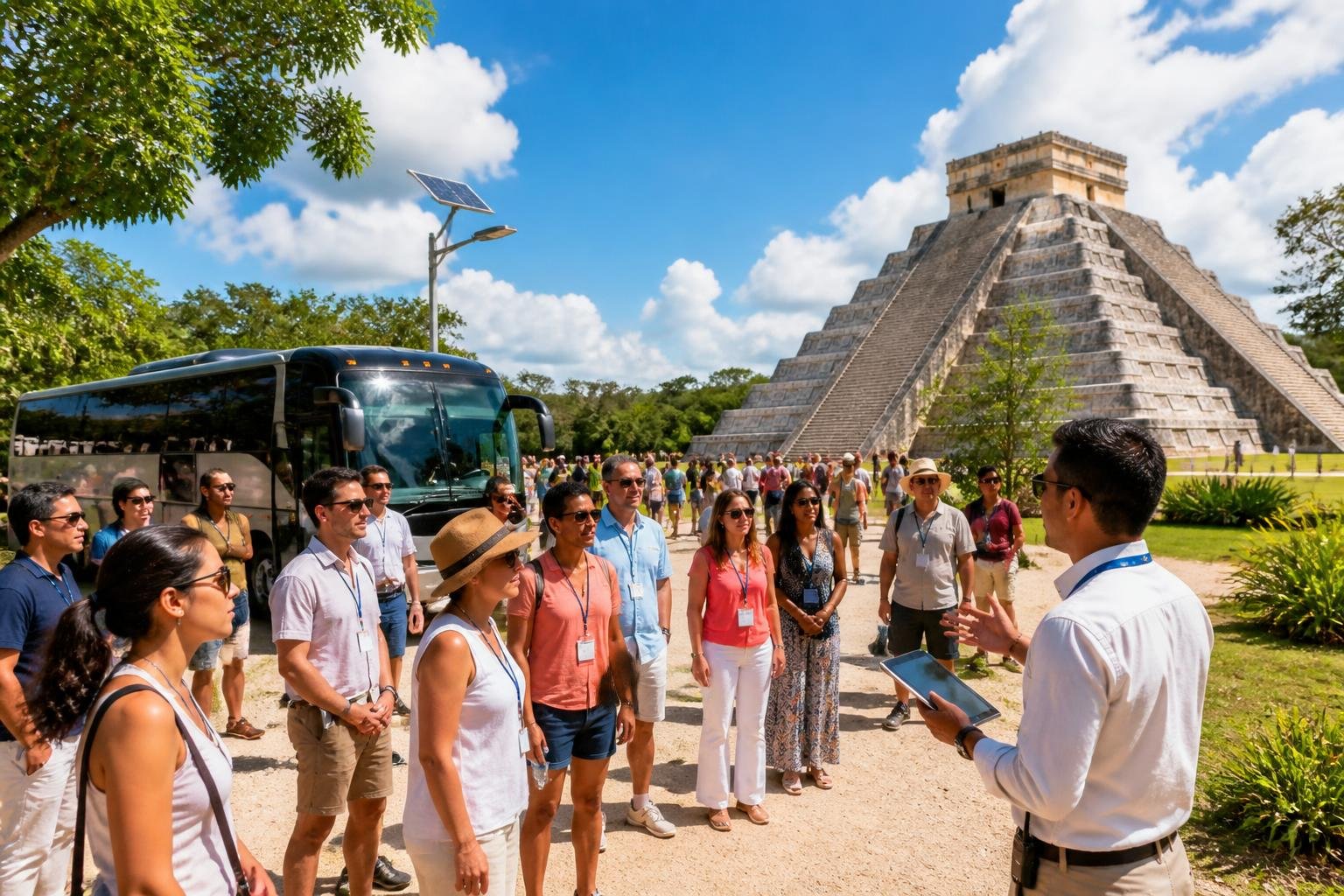 explore the ultimate chichen itza bus tour experience in 2025. enjoy a comfortable, guided journey to one of mexico's most iconic archaeological sites with expert insights and unforgettable views.