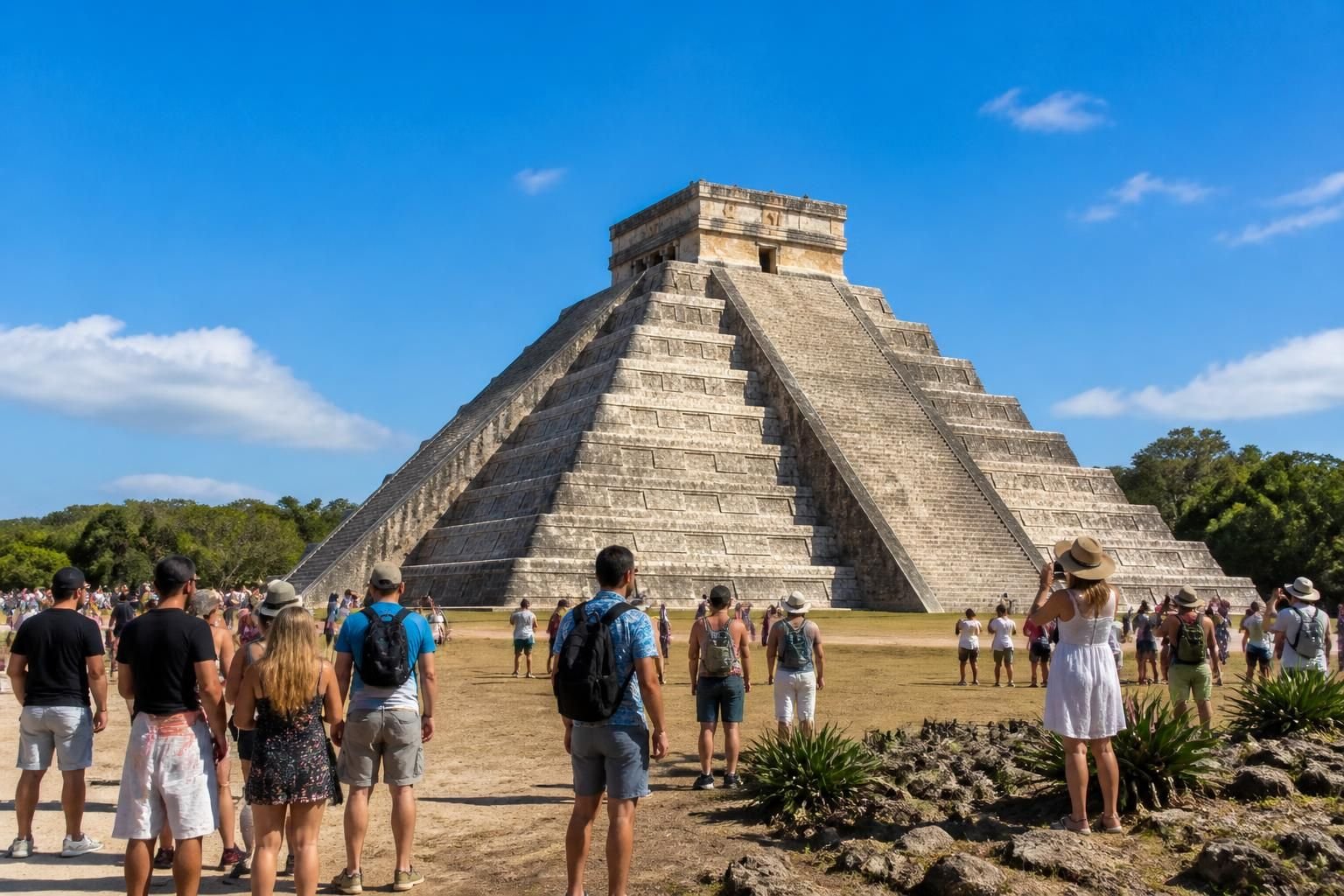 discover detailed reviews and insights about the complete chichen itza tour from cancun. learn what to expect on this unforgettable journey to one of the new seven wonders of the world.