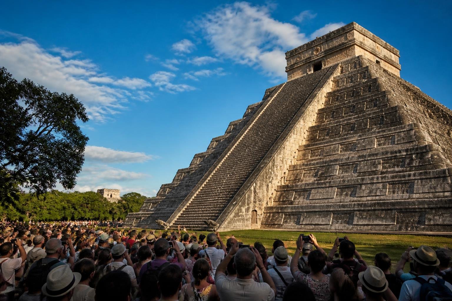 explore the ancient marvel of chichen itza, one of the seven wonders of the world, and uncover its rich history, stunning architecture, and cultural significance.