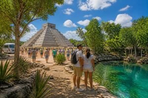 experience the ultimate chichen itza combo tour from cancun and enjoy an unforgettable day exploring ancient ruins and local attractions.