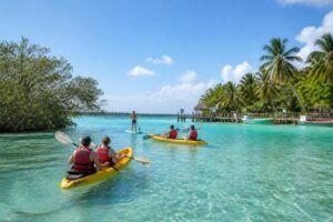 discover the best sights and activities on a day trip to bacalar lagoon. explore crystal-clear waters, stunning landscapes, and local attractions for an unforgettable experience.