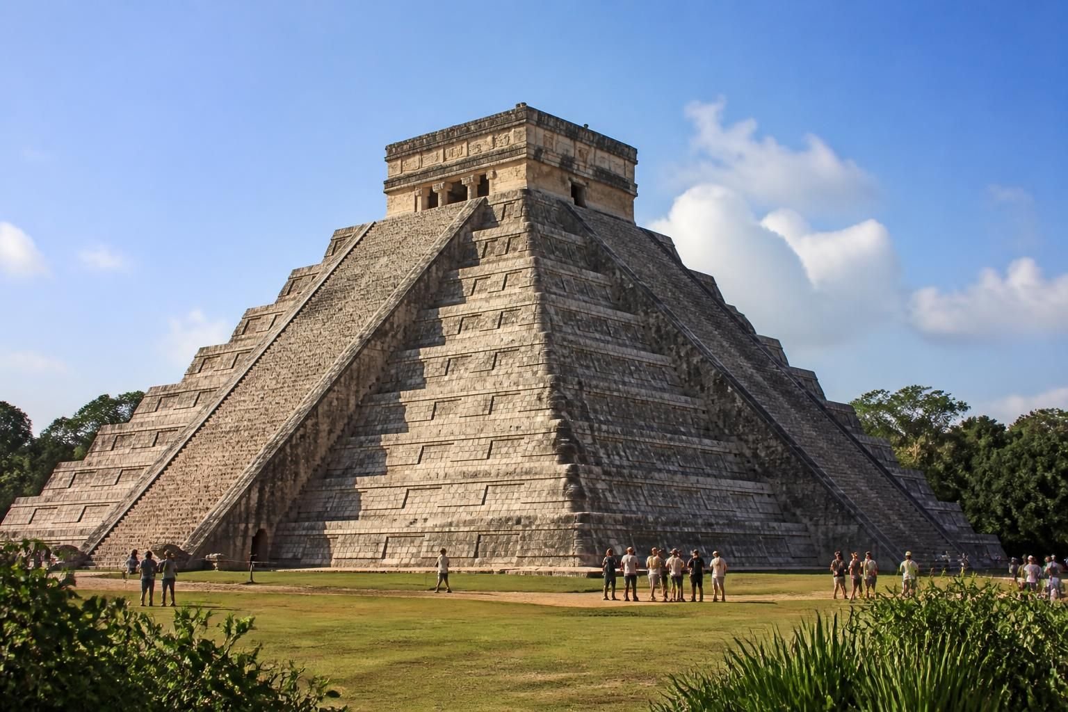 discover the ancient marvel of kukulkan pyramid at chichen itza, exploring its history, architectural genius, and the mysteries that surround this iconic mayan site.