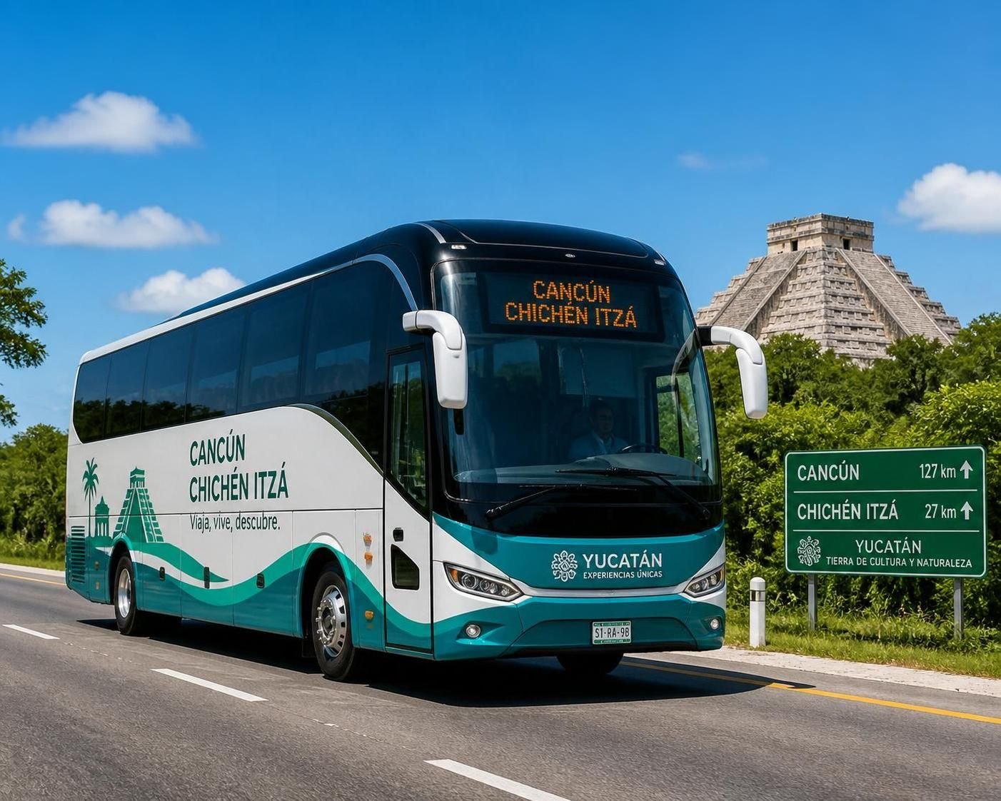 Découvrez comment voyager en bus de Cancún à Chichen Itza grâce à des conseils pratiques sur les itinéraires, les horaires et les prix des billets pour un voyage agréable et abordable.