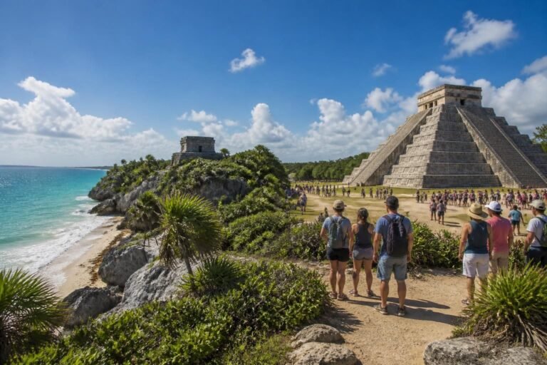 explore the ultimate combo tour of tulum and chichen itza for an unforgettable adventure filled with rich history, stunning ruins, and breathtaking views.