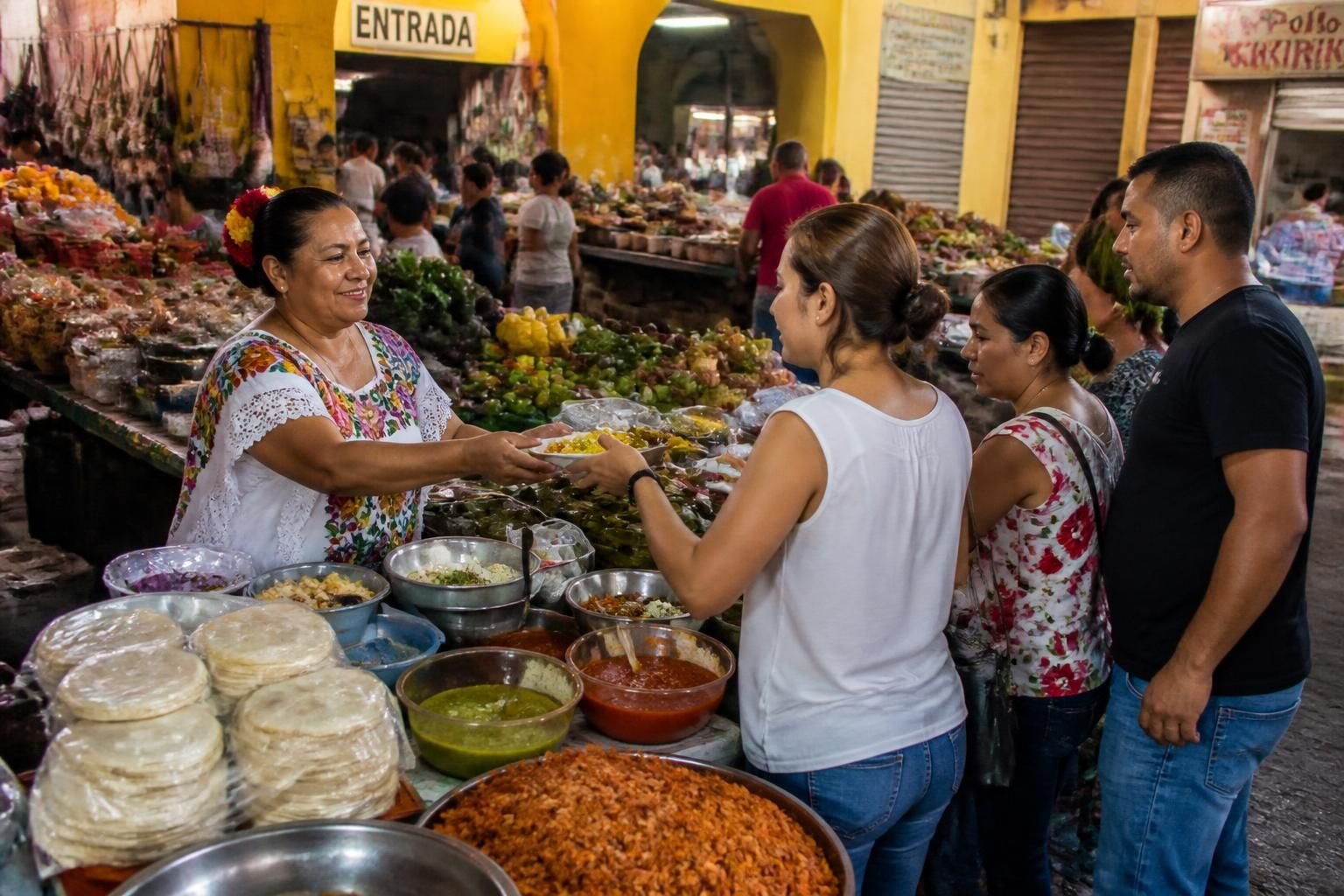 explore the authentic flavors of local cuisine at valladolid market, where fresh ingredients and traditional recipes come together to offer a unique gastronomic experience.